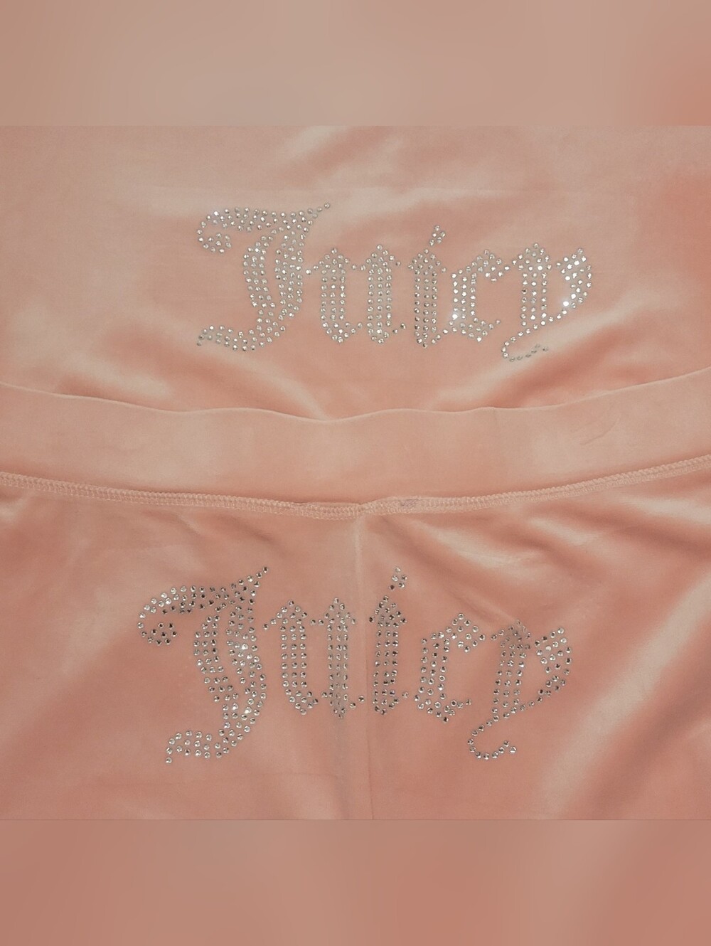 Juicy Couture Strawberry Ice Velour Zip Up Hoodie & Pants Set - M - Picture 4 of 6